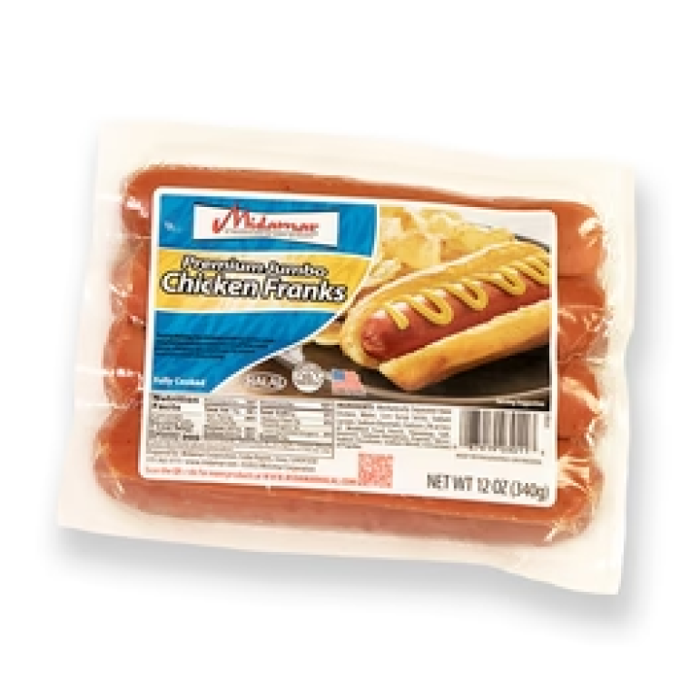 Halal Jumbo Chicken Franks